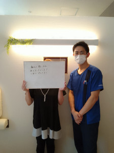 身体のメンテナンスの大切さを知りました！