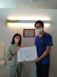 膝痛が軽減され、階段の上り下りが改善されました！！